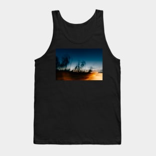 Blurry Trees at Dusk Tank Top